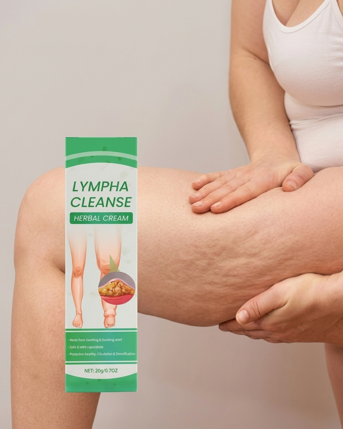 Crema herbal detox linfática
