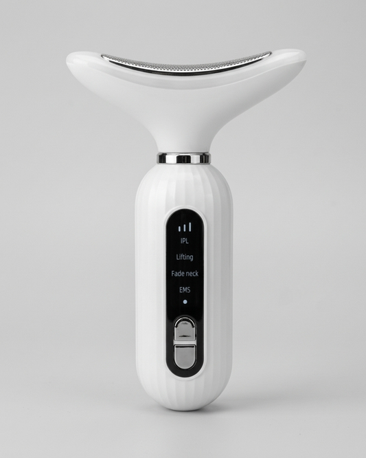 Masajeador de Estiramiento Facial para el Cuello Blanco