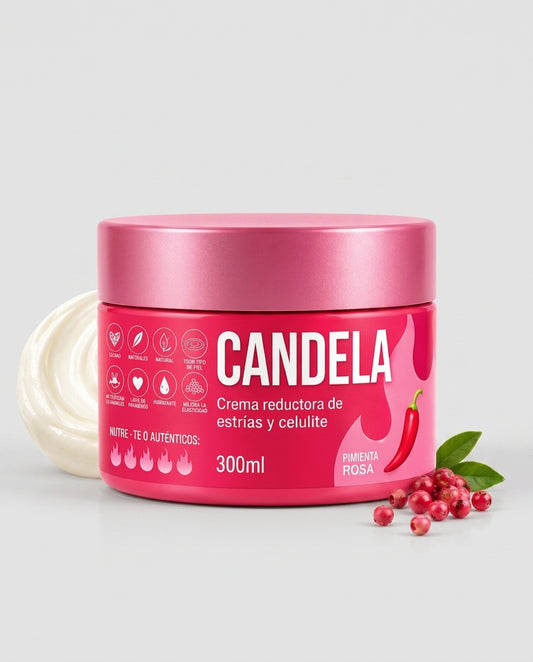 CANDELA Crema Reductora de Estrías y Celulitis